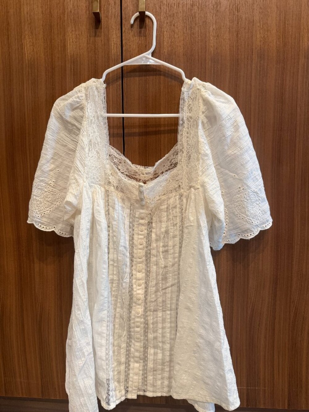 Used Free People Adore You Tunic Sz M Ivory Color